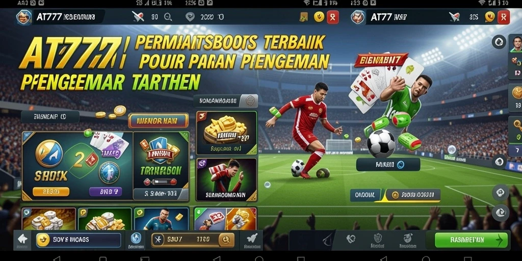 Tangkapan layar utama AT777 menampilkan antarmuka taruhan yang menarik.