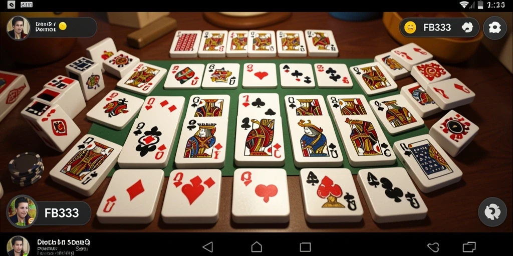 Screenshot gameplay FB333 yang menampilkan keseruan bermain Domino.