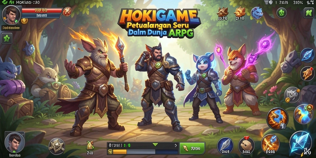 Tampilan gameplay HOKIGAME yang seru dan mendebarkan.