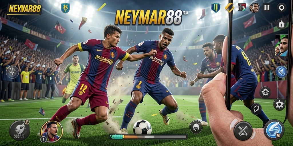 Tangkapan layar utama NEYMAR88 menunjukkan aksi pertarungan yang intens dan mendebarkan.