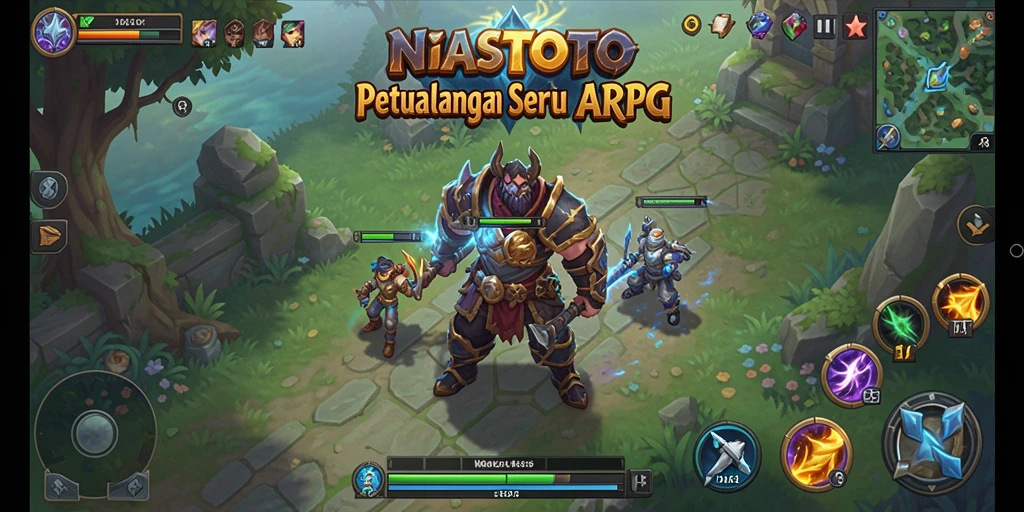 Gameplay ARPG yang mendebarkan di NIASTOTO penuh aksi.