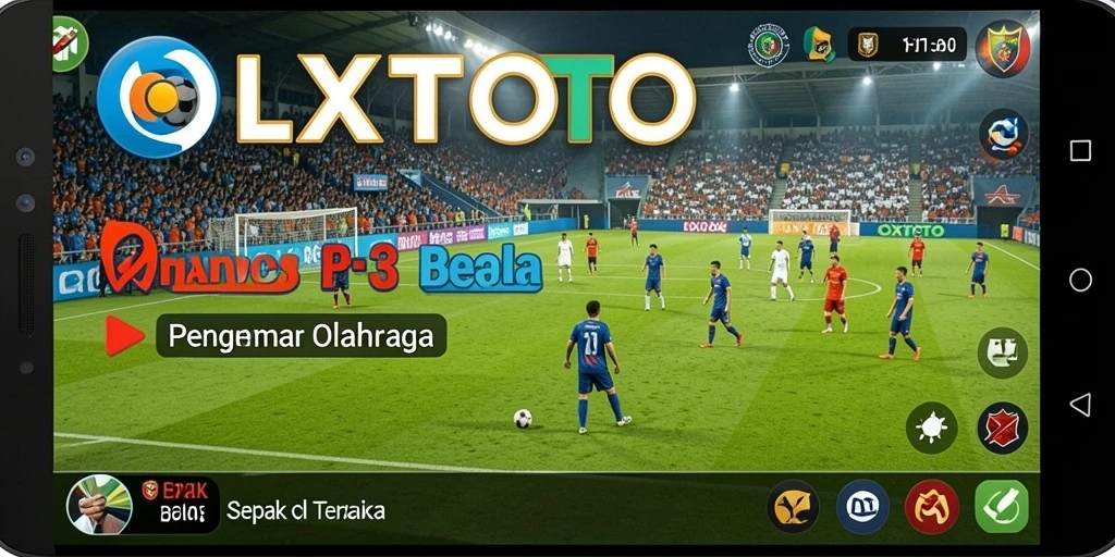 Tampilan gameplay OLXTOTO yang menarik dengan aksi sepak bola yang intens.