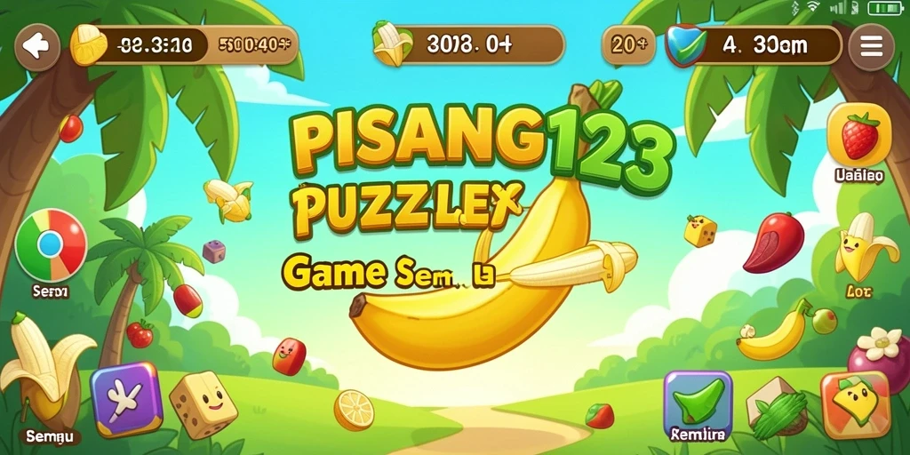 Tampilan gameplay seru dan menarik dari PISANG123.
